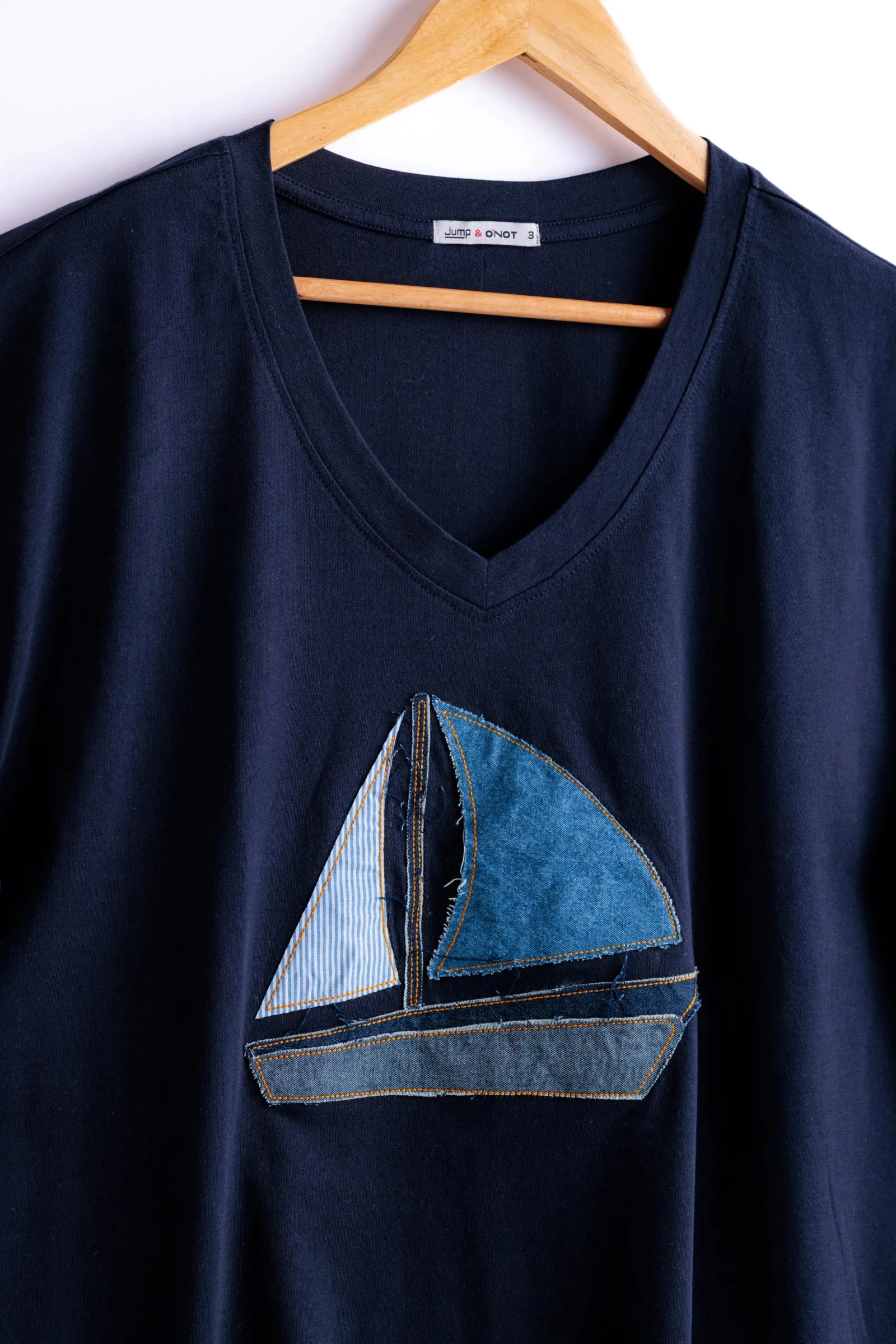 Denim embroidery