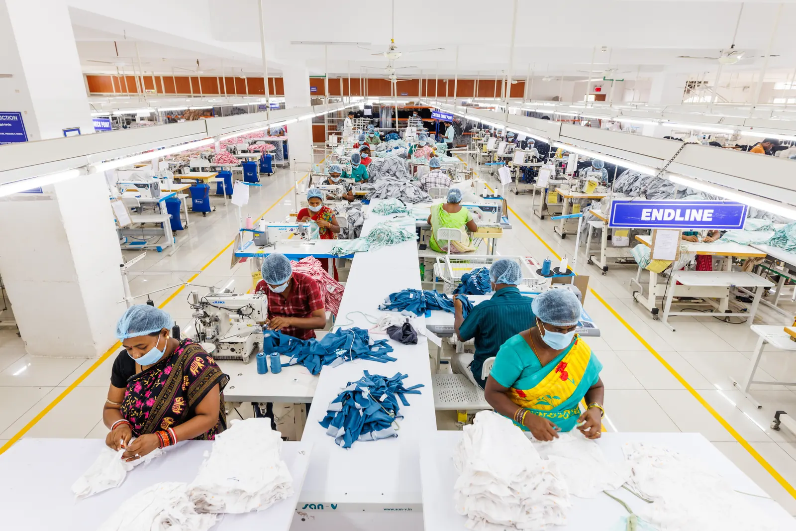 Cossmo Tex factory floor