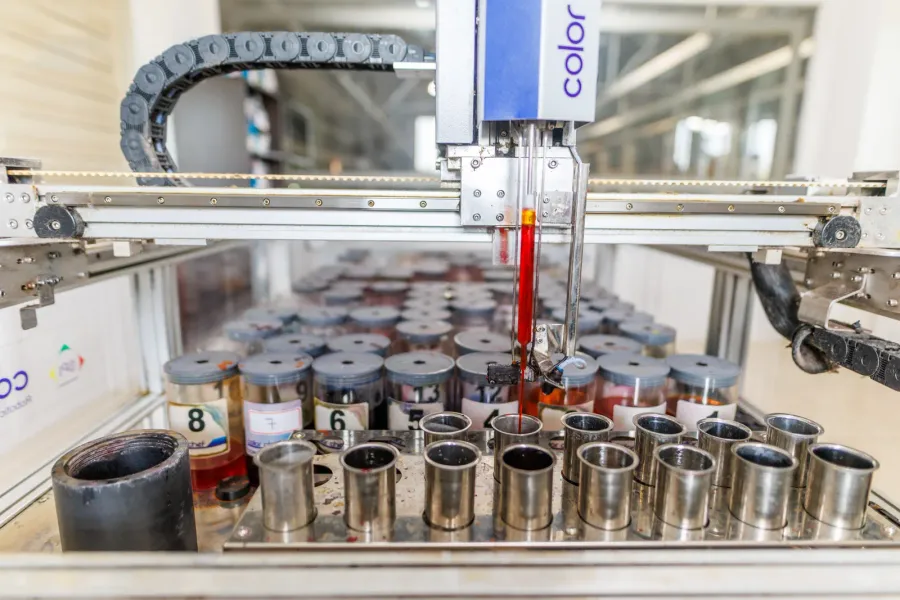 Processing equipment at Cossmo Tex